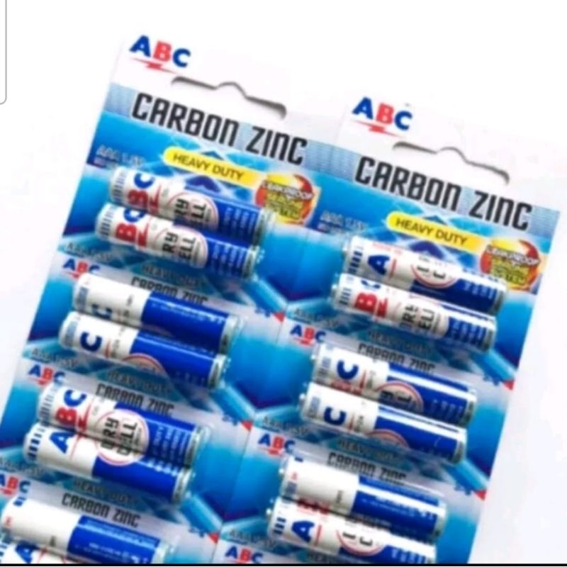 Jual Baterai ABC R03 Biru/AAA Biru (1 lsn ) | Shopee Indonesia