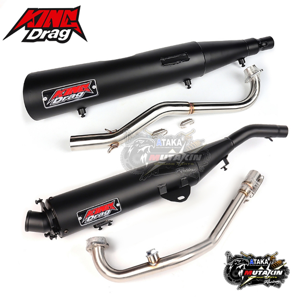 Jual (harga rendah) kingdrag knalpot mx king v1 v2 Jupiter mx old 28mm ...