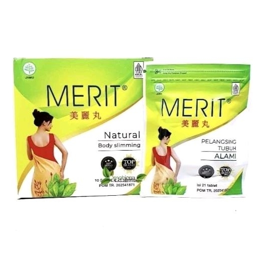 Jual Merit Pill 21 Body Slimming Sachet - Kesehatan Menurunkan Berat ...