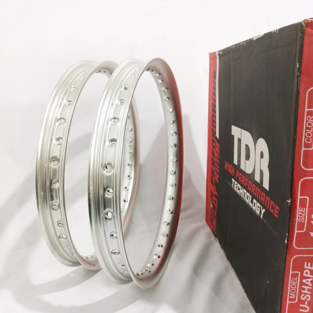 Jual Velg TDR U Shape 140 x 17 , 250 x 14 Matte Hitam Black Glossy ...