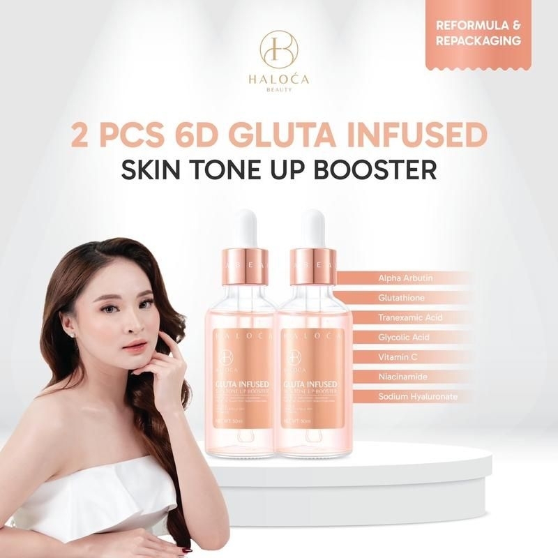Jual HALOCA BEAUTY - Gluta Infused Skin Tone Up Booster | Shopee Indonesia