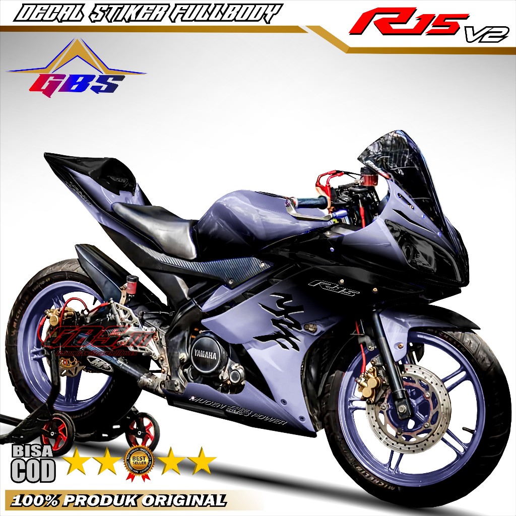 Jual Decal R15 V2 Full Body Stiker R15 V2 Full Body Striping R15 V2 ...
