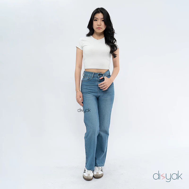  HighWaist Loose Jeans