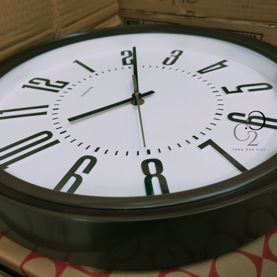 Jual TOKODUACICI Jam Dinding Sakana 550 Sakana Wall Clock 550 Putih ...
