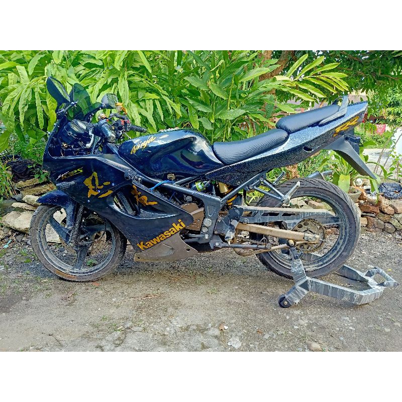 Jual Body Bodi Kap Komplit Kawasaki Ninja RR Old Black | Shopee Indonesia