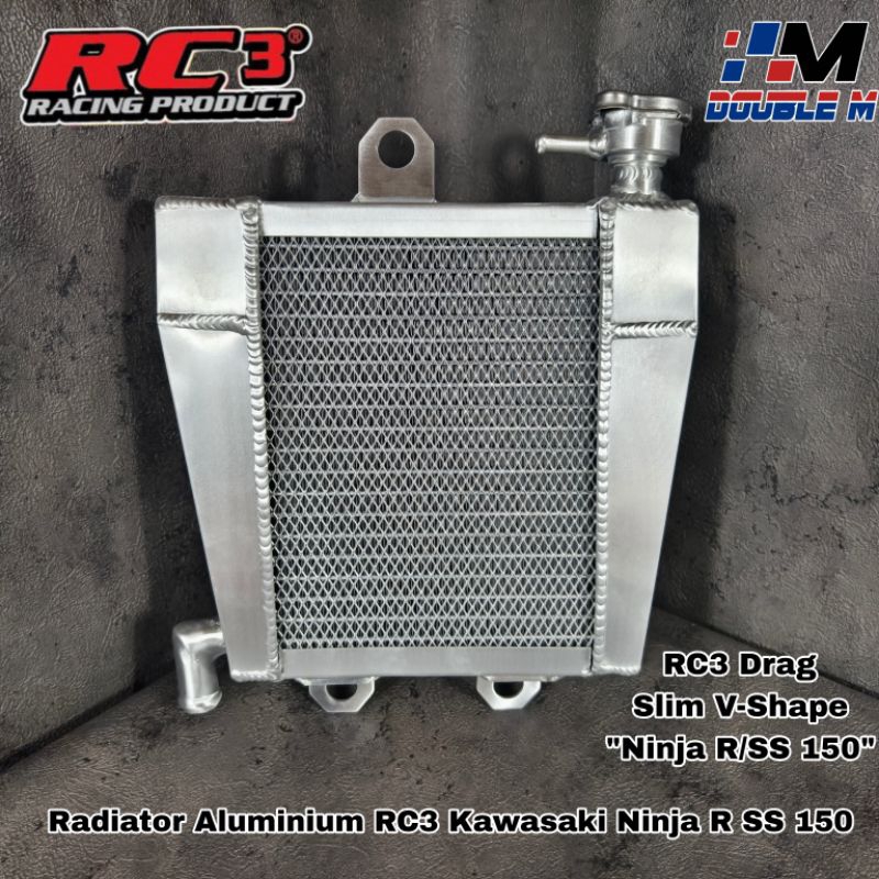 Jual Radiator Aluminium Almu RC3 Slim Drag Non Gambot Ninja RR R SS 150 ...