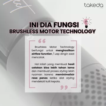 TakedaPro Catokan Keriting Rambut TKD HY11 3.4cm Magic Hair Curler Ceramic