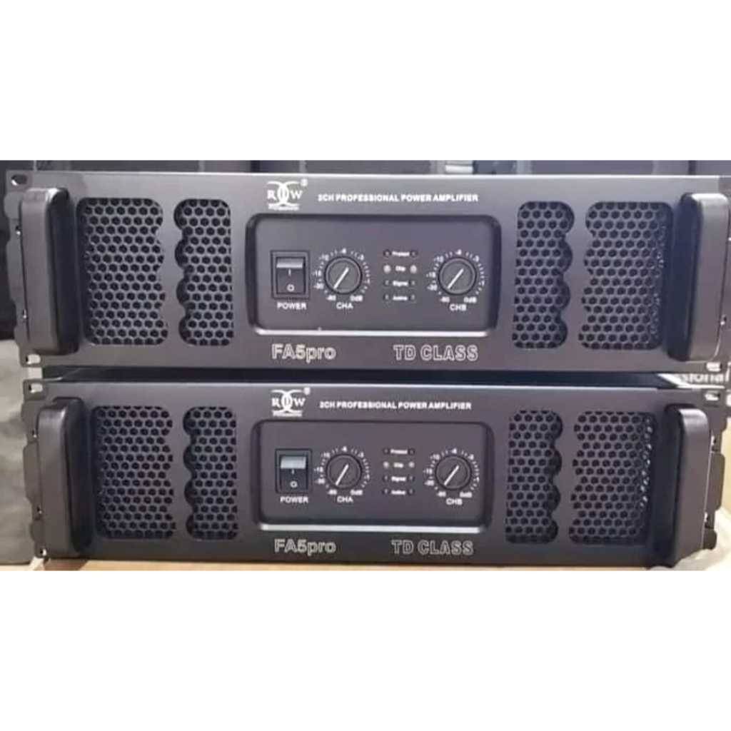 Jual POWER AMPLIFIER RDW FA 5 PRO CLASS H POWER RDW FA5PRO H CLASS