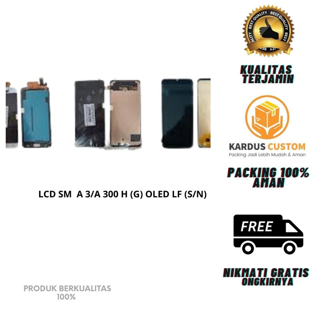 Jual LCD SAMSUNG A 3/A 300 H (G) OLED LF (S/N) | Shopee Indonesia