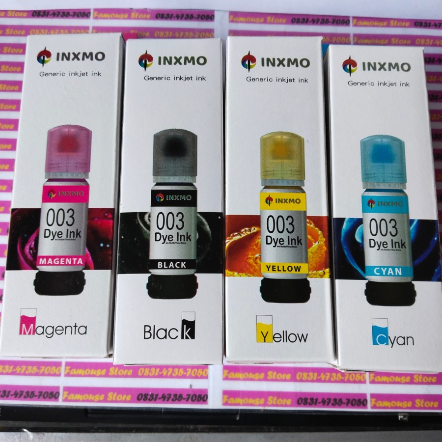 Jual Tinta dye ink INXMO Compatible 003 Epson L3110 L3111 L3118 L3119 ...