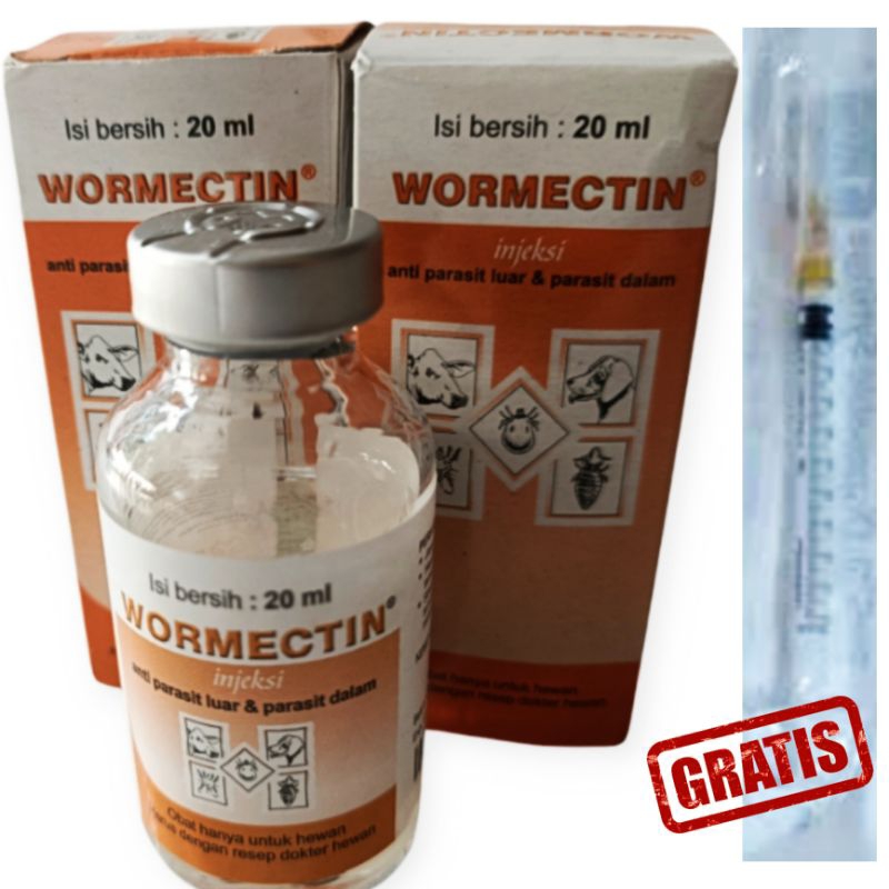 Jual WORMECTIN kemasan 20ml/WORMECTIN kemasan 20ml | Shopee Indonesia