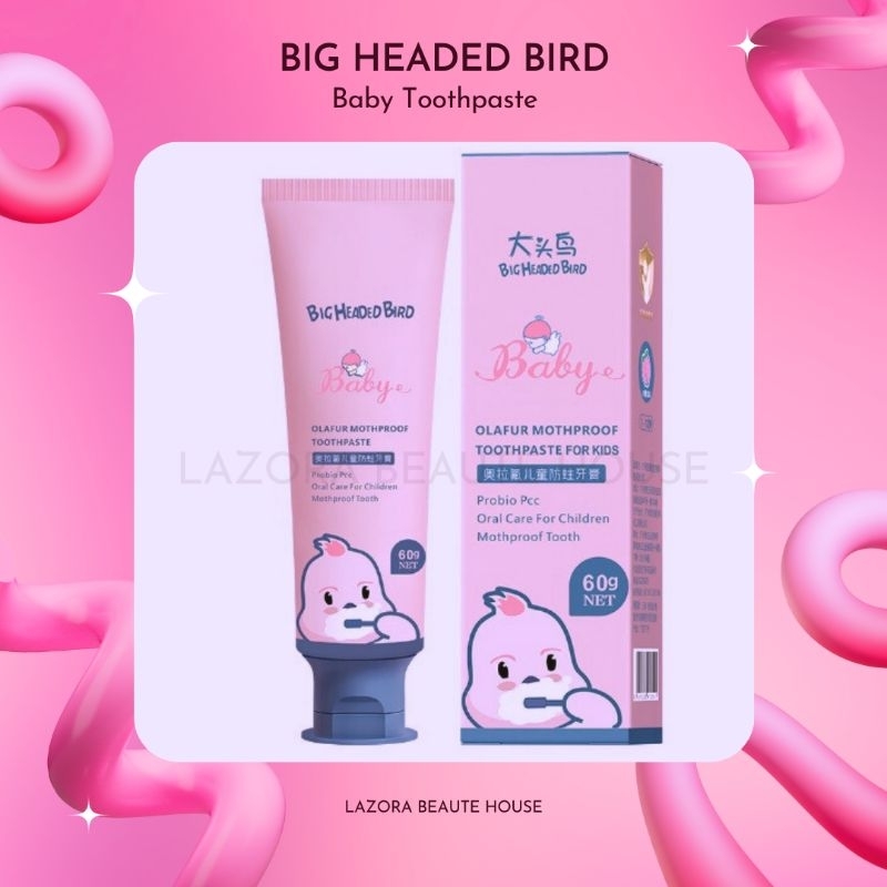 Jual BIG HEADED BIRD TOOTHPASTE PASTA GIGI ANAK PEMBERSIH KARANG GIGI ...