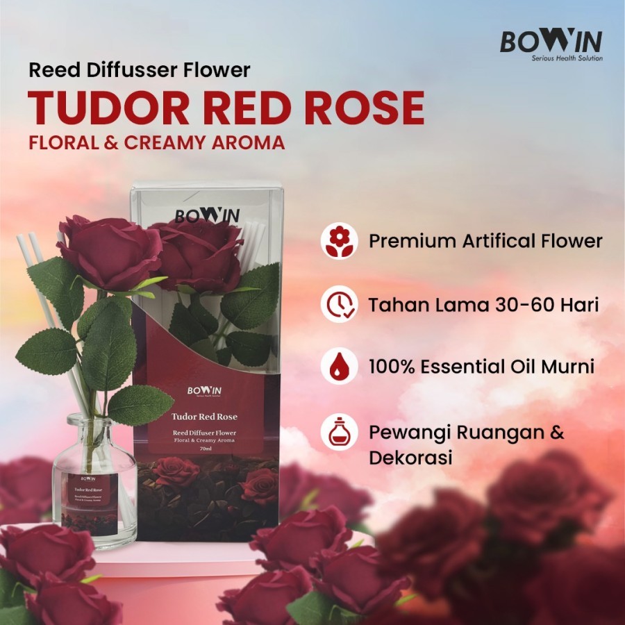 Jual Bowin Reed Diffuser Flower - Aromaterapi Pengharum Pewangi Ruangan ...