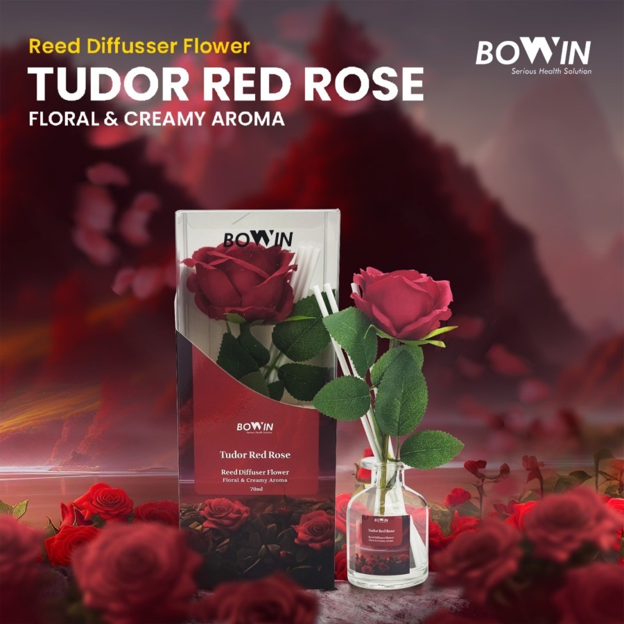 Jual Bowin Reed Diffuser Flower - Aromaterapi Pengharum Pewangi Ruangan ...