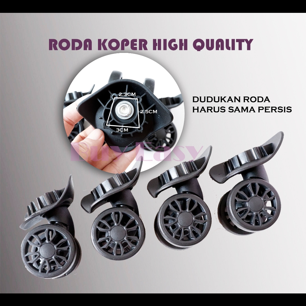 Jual PART REPLACEMENT | RODA KOPER | DOUBLE WHEELS | SILENT WHEELS ...