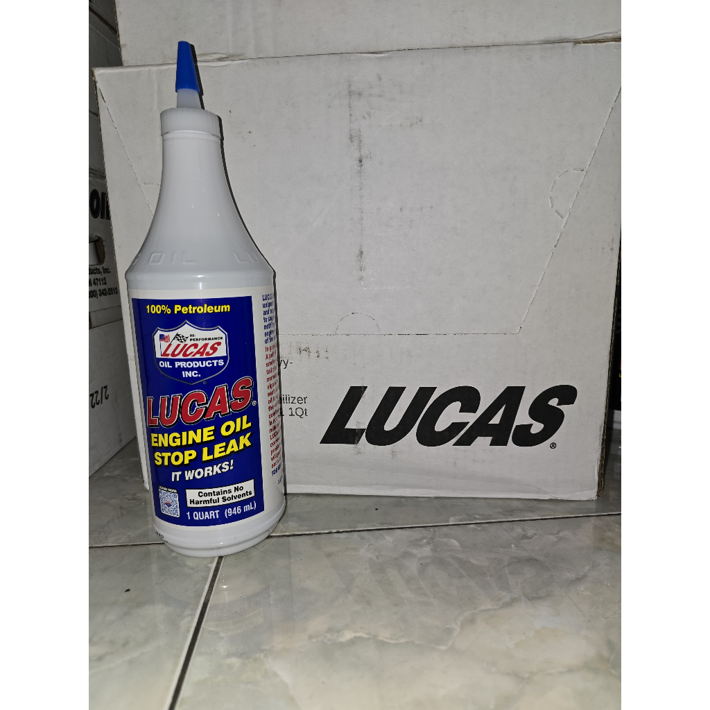Jual Lucas Oil Engine oil Stop Leak 100% Original | Shopee Indonesia