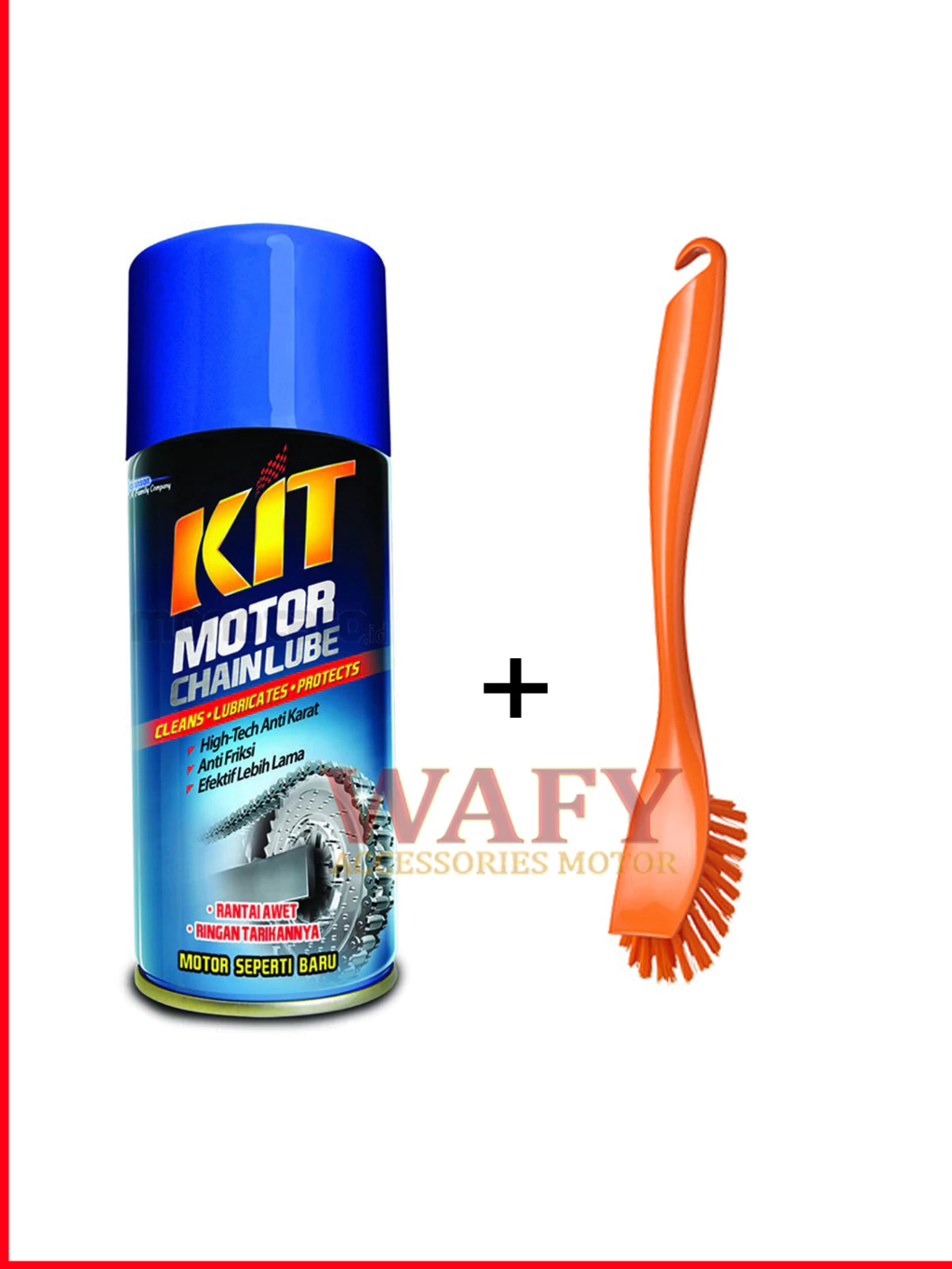Jual Kit Chain Lube Pelumas Dan Pembersih Rantai Motor + Sikat Cuci ...