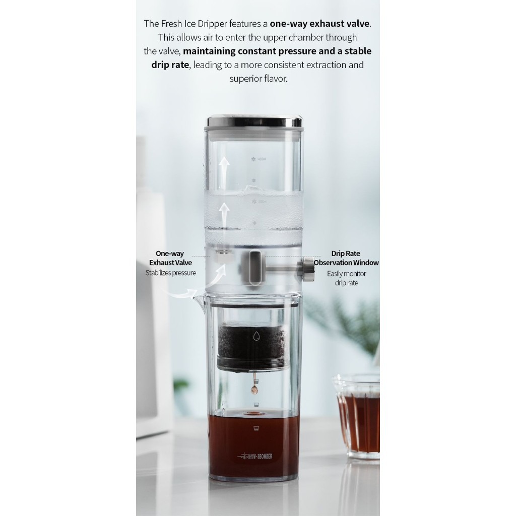 Jual MHW-3BOMBER Fresh Ice Dripper with Adjust Flow Rate & One Way ...