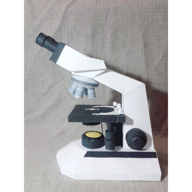Jual Lembaran pola papercraft replika microscope (3OP-F2) | Shopee ...