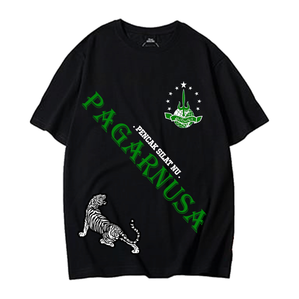 Jual Kaos Pagar Nusa Bumi Kandung Pakem Macan Putih Full Depan