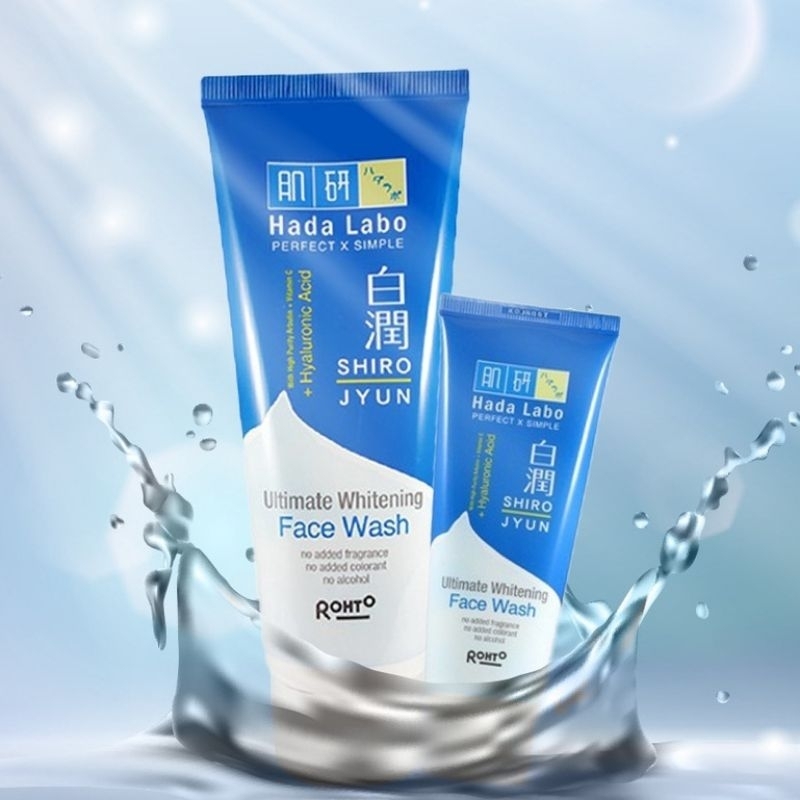 Jual Hada Labo Ultimate Whitening Face Wash 100 G | Shopee Indonesia