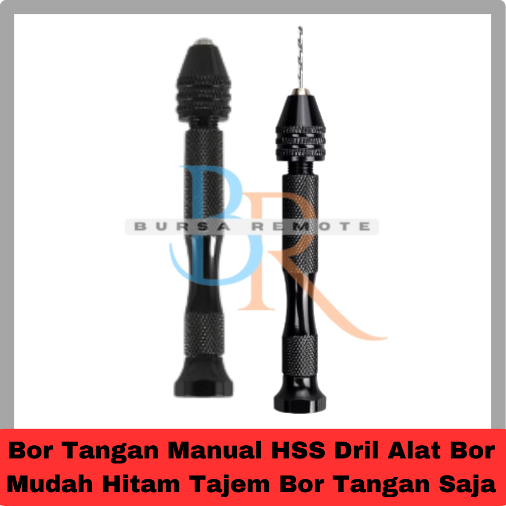 Jual Bor Tangan Manual HSS Dril Alat Bor Mudah Hitam Tajem Bor Tangan ...