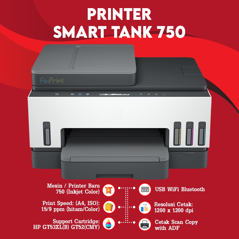 Jual Printer Smart Tank 720 Multifungsi All-In-One Wireless 750 ...