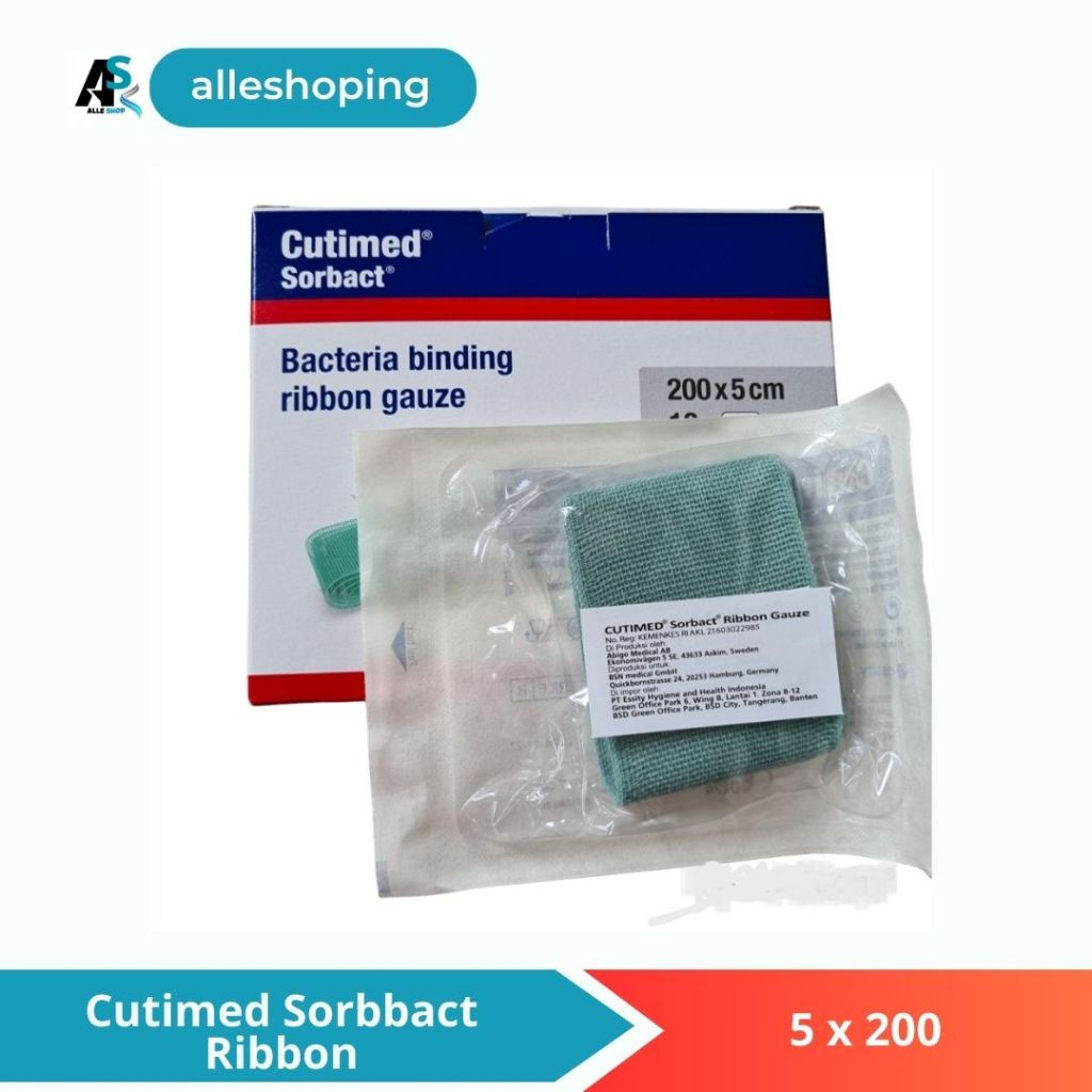 Jual Cutimed Sorbact Ribbon 5 cm x 200 cm / Anti Bacterial 1pcs ...