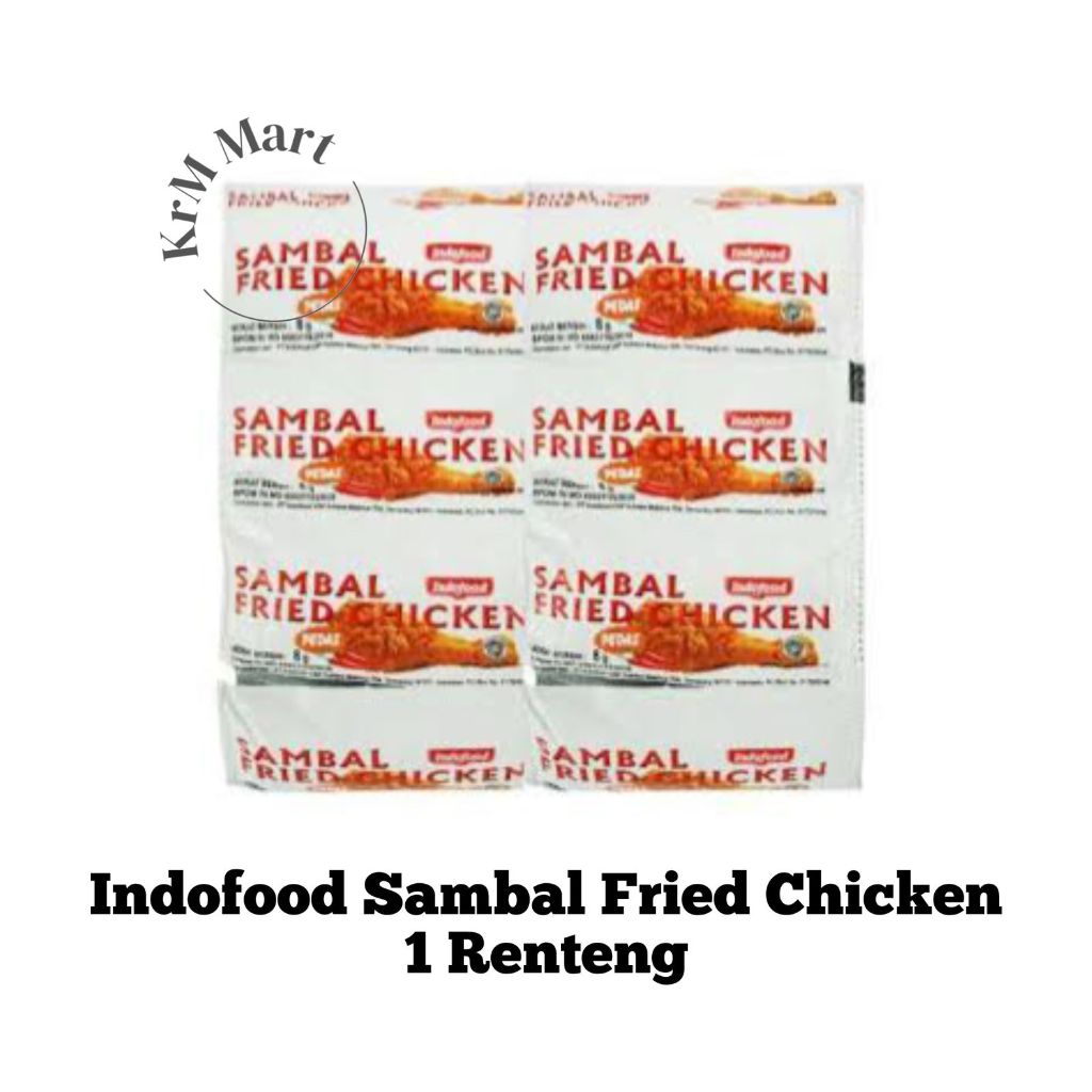 Jual Indofood Sambal Fried Chicken 1 renteng renceng isi 24 sachet ...