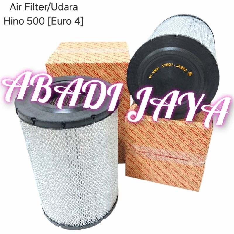 Jual FILTER SARINGAN UDARA HINO 500 EURO 4 17801-JAB60 ORIGINAL ...