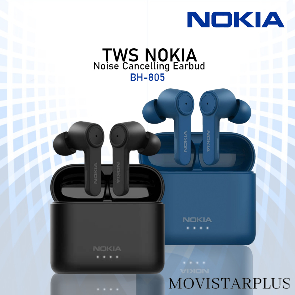 Jual NOKIA TWS Noise Cancelling Earbuds BH-805 Bluetooth IPX