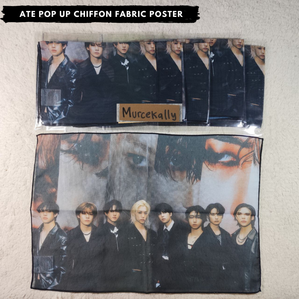 Jual [READY STOCK] ATE pop up chiffon fabric poster | Shopee Indonesia