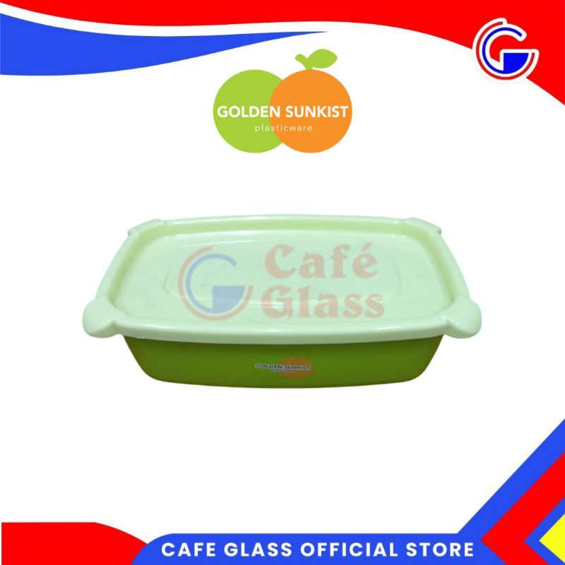 Lunch Box Anak - Tepak Makan Hijau Plastik (Klk3007) - Bekal Makan Kantor