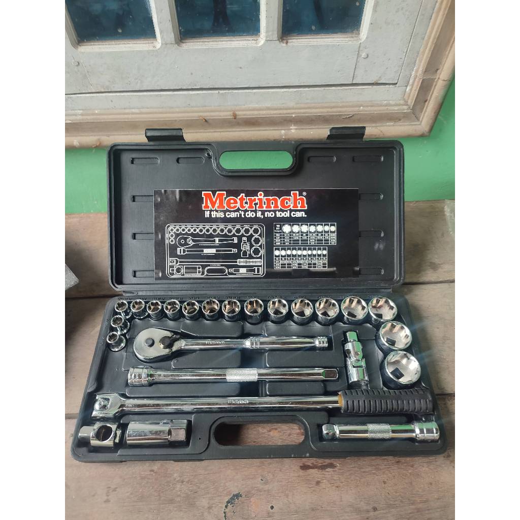 Jual Metrinch MET-0405 Standard Socket Set 1/2