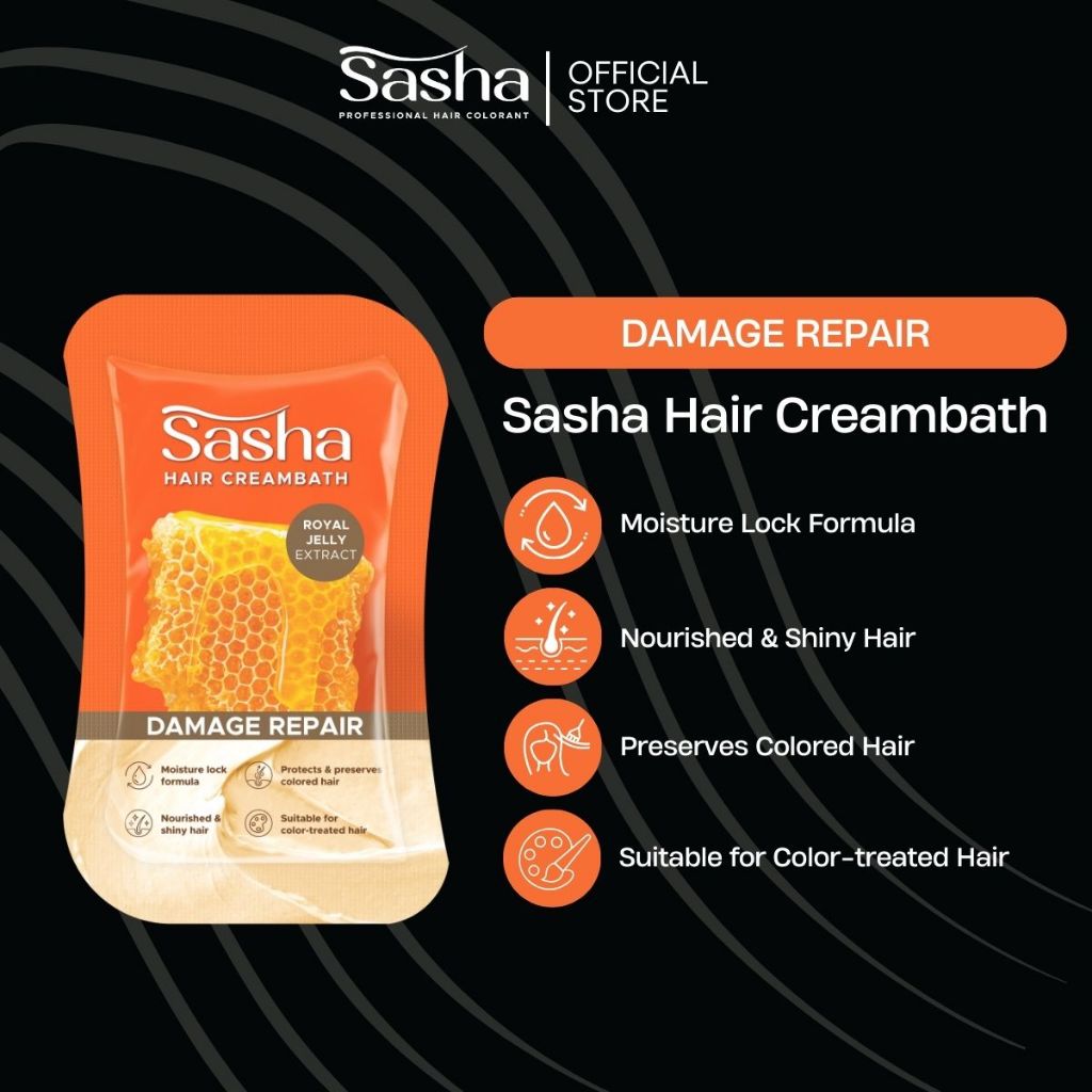 Jual Sasha Hair Creambath Royal Jelly 30gr | Hair Creambath untuk ...