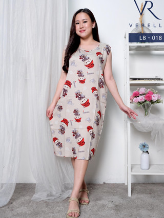 Jual daster tanpa lengan mini dress kekinian baju tidur panjang selutut ...