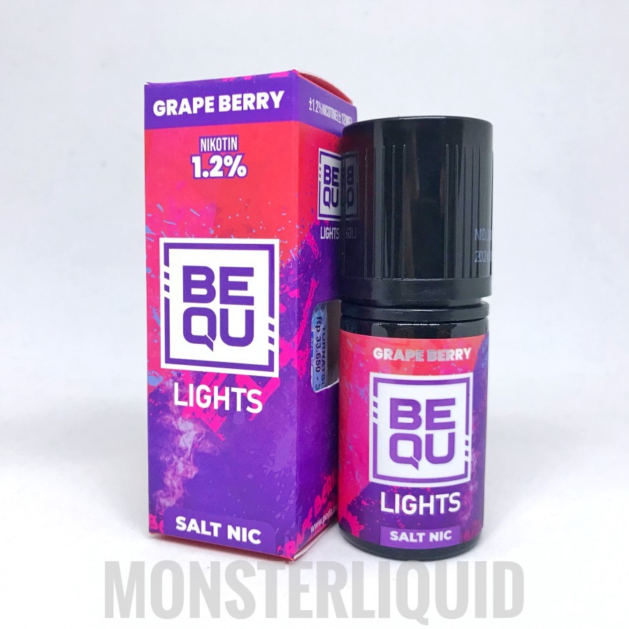 Jual SALT BEQU LIGHTS V3 GRAPE BERRY BY PODA 12MG 30ML | Shopee Indonesia