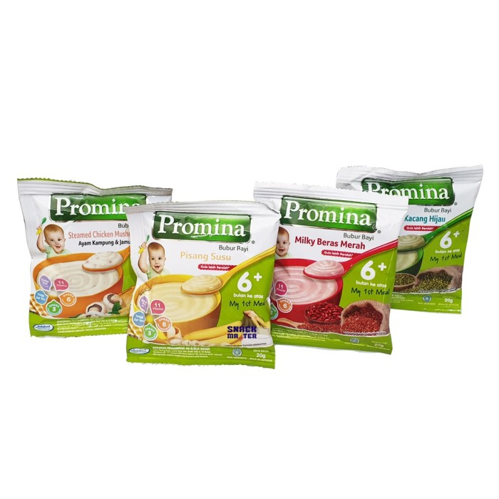 Jual 1 Renceng Promina Bubur Bayi 6+ Isi 8 Sachet | Shopee Indonesia