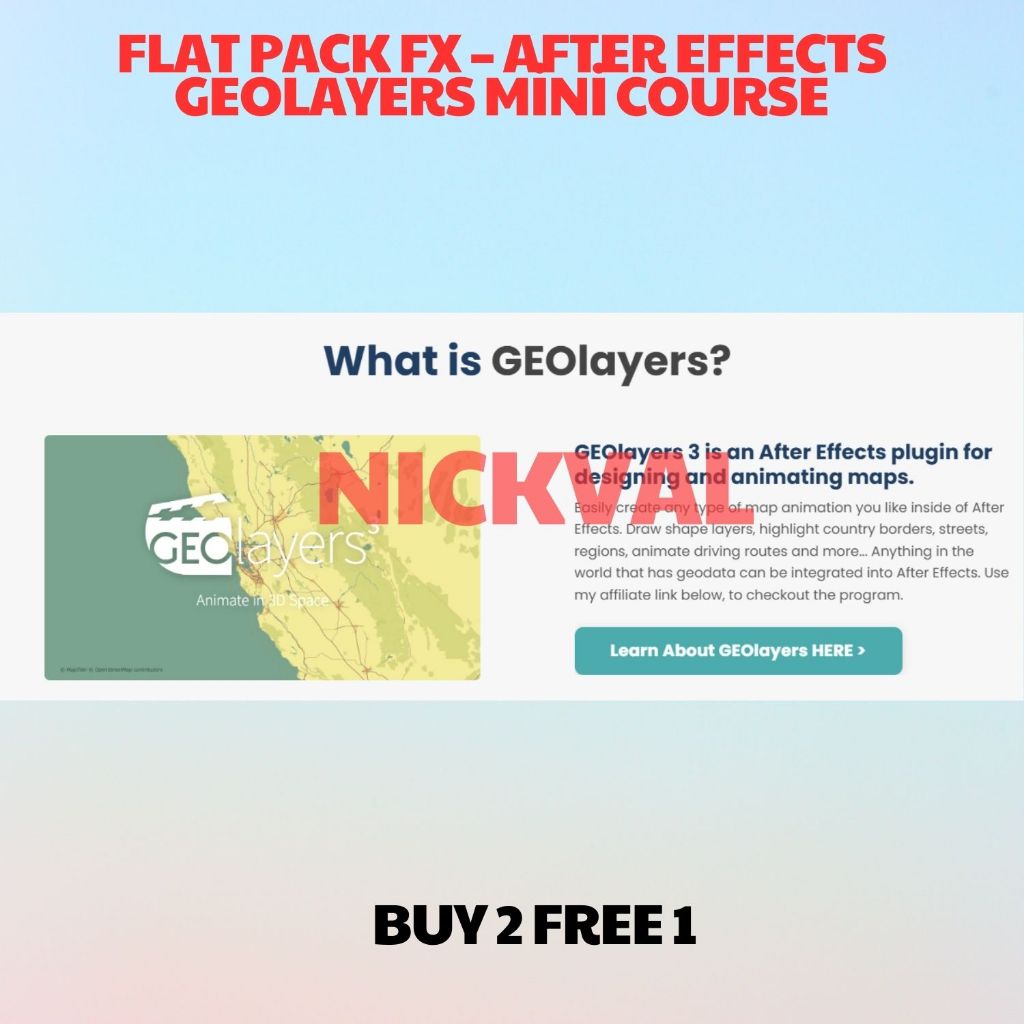 Jual Flat Pack FX – After Effects Geolayers Mini Course | Shopee Indonesia