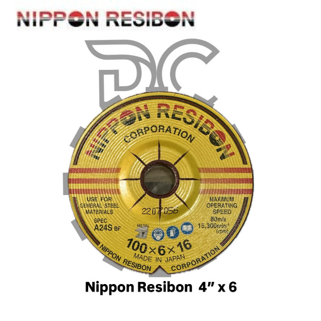 Jual NIPPON RESIBON BATU GERINDA 4 INCH 4X6 / BATU GERINDA POLES 4X6 ...