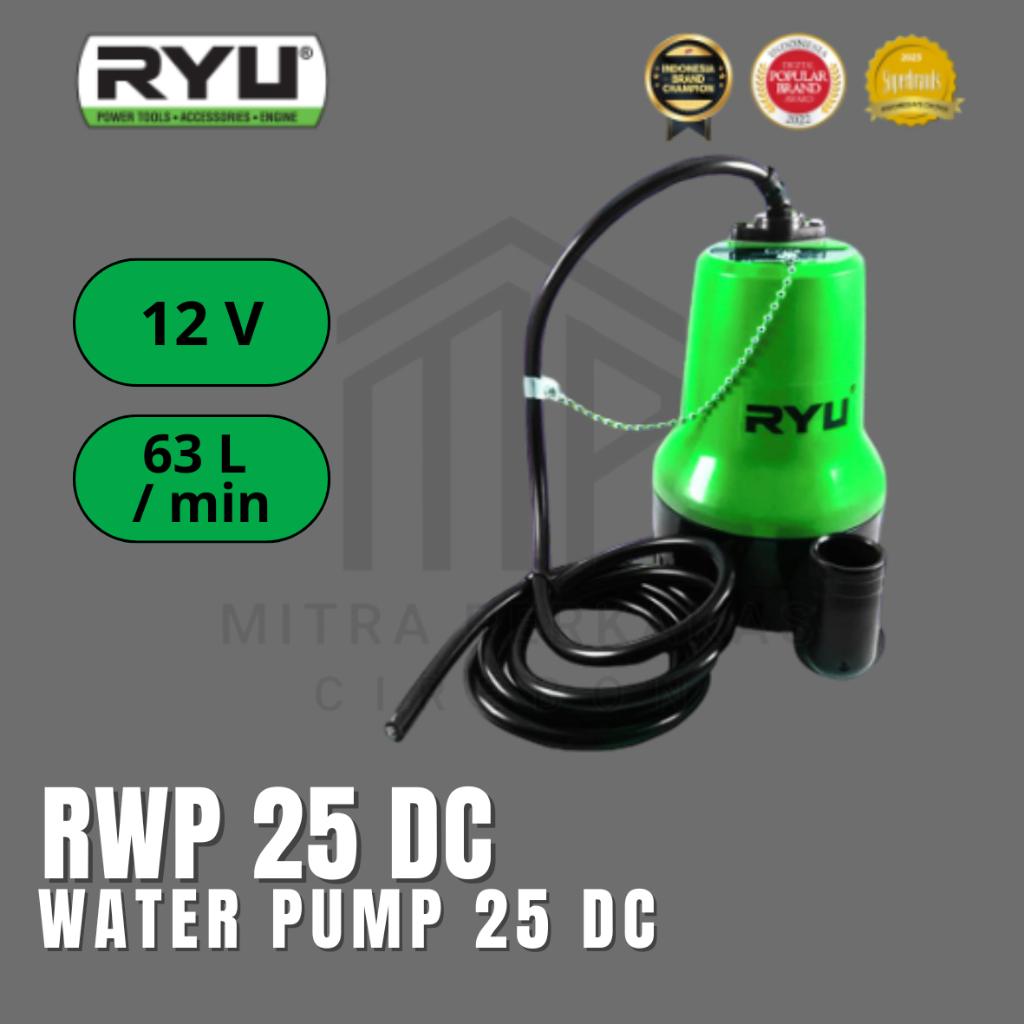 Jual RYU RWP 25 DC Water Pump Pompa Celup | Shopee Indonesia