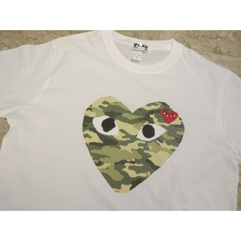 Jual Kaos T-shirt CDG PLAY Sablon Army Shopee Indonesia