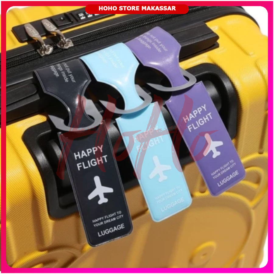 Jual Luggage Tag Label Koper Travel Model Minimalis Penanda Nama Bagasi ...