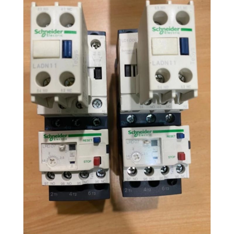 Jual Kontaktor LC1D09+0verload 07 Lengkap LADN11 | Shopee Indonesia