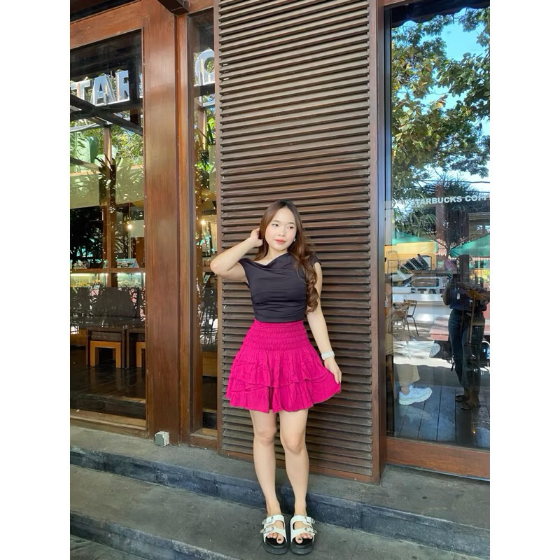 Jual CIA ROK SEXY RAMPLE MINI | ROK TUMPANG PENDEK | ROK PENDEK MINI ...