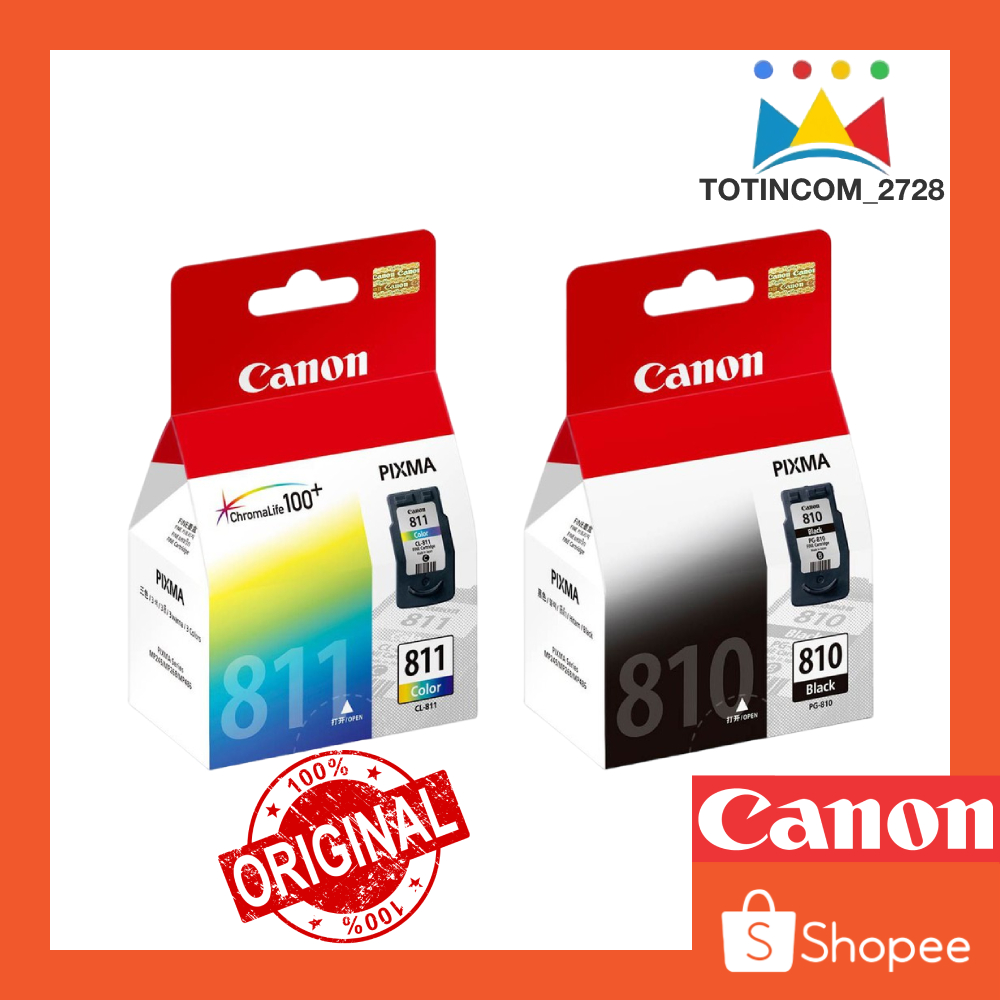 Jual Canon PG 810 Black CLI 811 Color untuk Printer Ip2770 MP287 MP257 ...