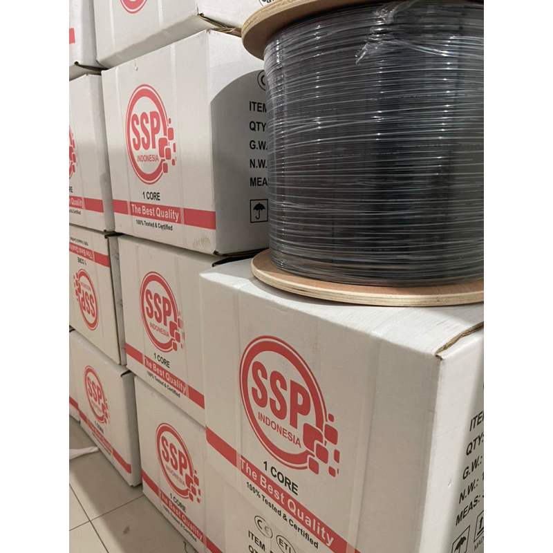 Jual Kabel Dropcore Fiber Optik 1 Core 3 Seling 1000M – Kabel SSP FTTH ...