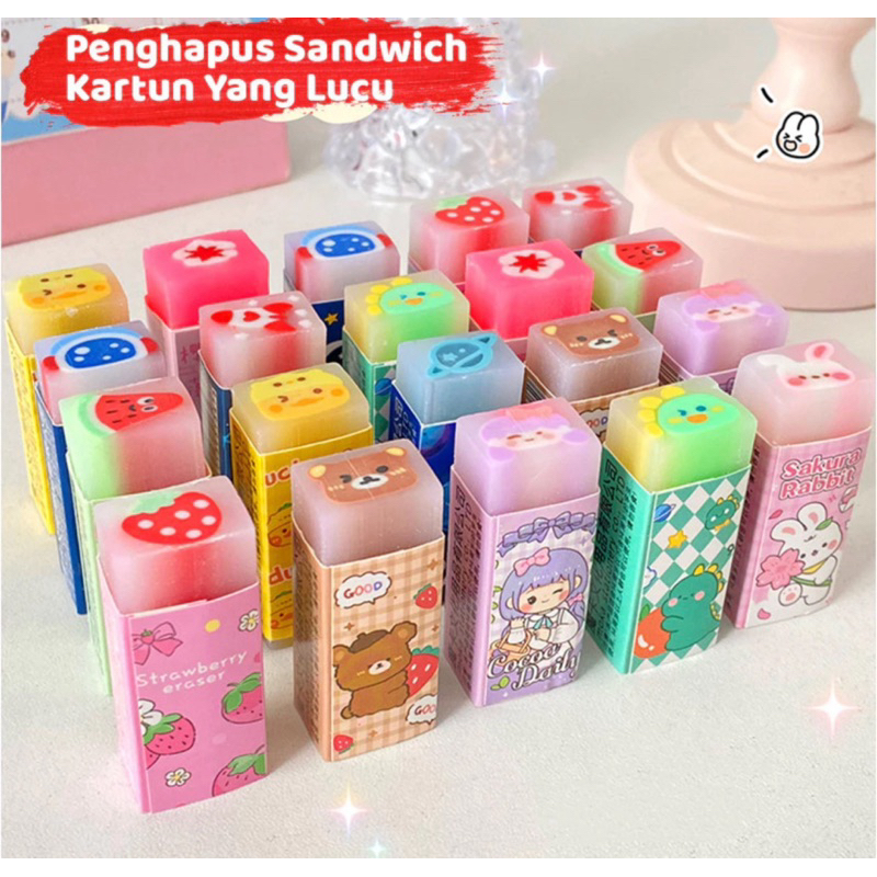Jual NI02 PENGHAPUS LUCU PENGHAPUS KARAKTER PENGHAPUS KARAKTER LUCU ...