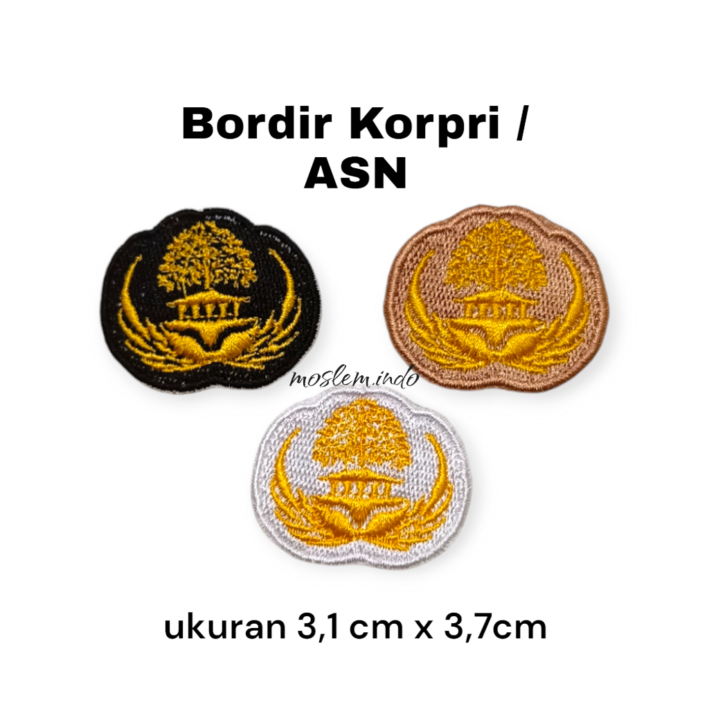 Jual Patch Bordir Logo Korpri /Asn | Shopee Indonesia