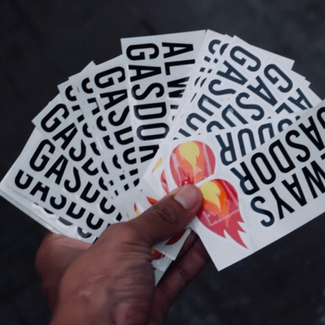 Jual STICKER ALWAYS GASDOR BLACK | Shopee Indonesia